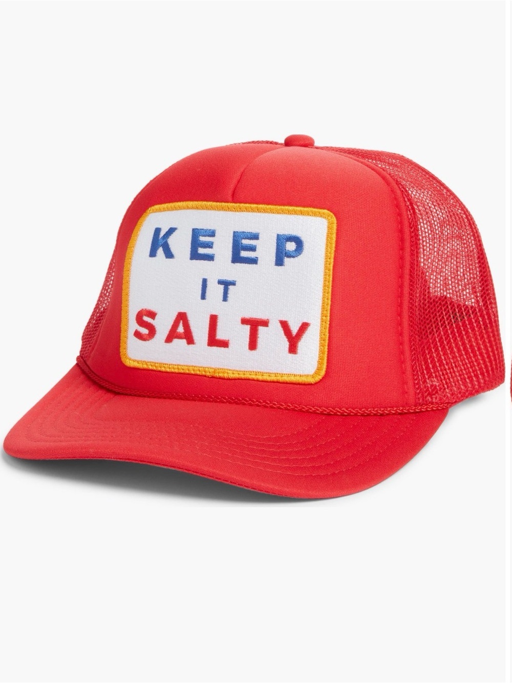 Red 'Keep It Salty' Friday Feeling Trucker Hat